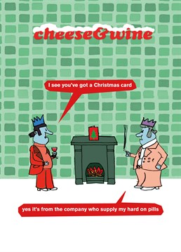 For people who get Christmas cards from random companies. Speculate about those bland logos and illegible scrawls. Modern Toss card.
