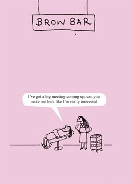This Modern Toss Birthday card is great for a friend or family member who loathes meetings.