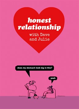 In addition to this Modern Toss card, if you also have a big sexy belly to show off on Valentine's Day then this one is for you.