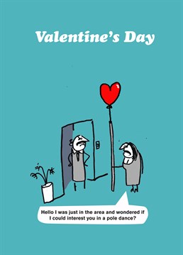 A Valentine's special: you get the full married couple experience. I'll sit on the other side of the room and completely ignore you! Sound good? Designed by Modern Toss.