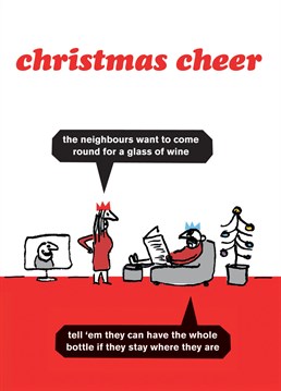 Send this neighbourly Christmas card to someone who'll appreciate it!