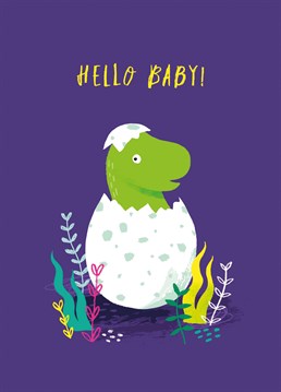 Congratulations, you've given birth to a little dino-baby! Fingers crossed they're not actually green. Designed by Middle Mouse.