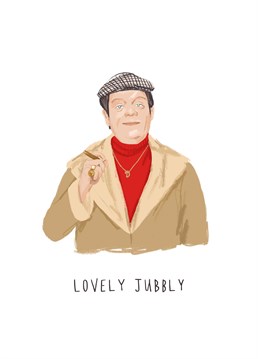 Wish them a cushty celebration whatever the occasion with this Only Fools inspired Birthday card featuring Del Boy himself. Designed by Middle Mouse.