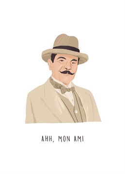 Nothing will get their little grey cells going more than this Poirot inspired design of one of the world's greatest detectives. Designed by Middle Mouse.