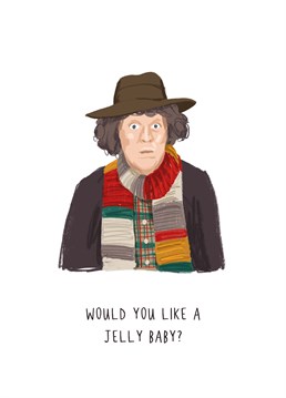 Is Tom Baker their favourite Doctor Who? Send this iconic scarf-wearing Time Lord to someone who grew up loving the Fourth Doctor. Designed by Middle Mouse.