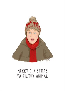 KEVIN! Send this classic Home Alone inspired Christmas card to your favourite Wet Bandit. Designed by Middle Mouse.