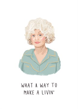 New job? Wish someone luck in their 9 to 5 with this fabulous Dolly design by Middle Mouse.
