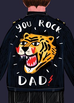 Let your dad know he's the coolest with this ultra COOL Birthday card for DAD'S!
