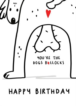 Send a smile with this cheeky birthday card.