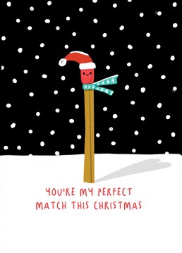 You've found the one this Christmas. Let them know with this perfect card for your perfect match.