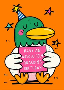 For all the Ducking Duck lovers!! Here's the card for you!