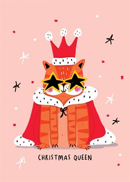 PURRRR-FECT CHRISTMAS CARD FOR YOUR QUEEEENS!!