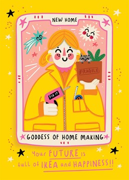 Mystical Nic predicts lots of happiness with this card in their new home!