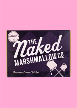 <p>Perfect for those who LOVE all things prosecco!</p><p>Includes a box of a box of Vanilla Bean marshmallows, a box of Raspberry Prosecco marshmallows, Prosecco Caramel dipping sauce and marshmallow toaster! Naked Marshmallows Prosecco lovers gift set comes perfectly presented in a printed kraft gift box and includes a set of bamboo skewers and toasting instruction guide.</p><p>CONTENTS:</p><ul>    <li>1 x Vanilla Bean Gourmet Marshmallows    </li>    <li>1 x Raspberry &amp; Prosecco Gourmet Marshmallows    </li>    <li>1 x Marshmallow toaster    </li>    <li>1 x Prosecco caramel sauce    </li>    <li>8 x Bamboo skewers    </li>    <li>1x Toasting instruction card    </li></ul><p>Everything you need to live a prosecco lovers dream.</p><p><strong>Please note that this product is fulfilled by our partner Naked Marshmallow and therefore will be sent separately to our other cards and gifts.</strong></p><p>INGREDIENTS:Vanilla Bean: Sugar, Glucose Syrup, Water, Bovine Gelatine (Sulphites), Corn Flour, Icing Sugar, Vanilla Extract (1.4%), Salt. Raspberry &amp; Prosecco: Sugar, Glucose Syrup, Water, Bovine Gelatine (Sulphites), Corn Flour, Icing Sugar, Raspberry Powder (2%), Salt, Finest Italian Prosecco (0.3%) (Sulphites), Raspberry Natural Flavouring (0.2%), Prosecco Natural Flavouring (0.07%). Prosecco Caramel Sauce: Double Cream (Milk) (52%), Golden Syrup, Sugar, Prosecco (5%), Sea Salt.</p>