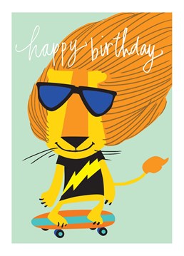 Just can't wait to be king? Treat your little lion dude like a prince for the day with this fun birthday card by Noi Publishing.