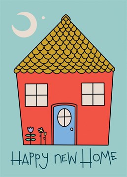 Congratulate your friends on their new pad with this colourful new home card. Designed by Nelly's Treasures
