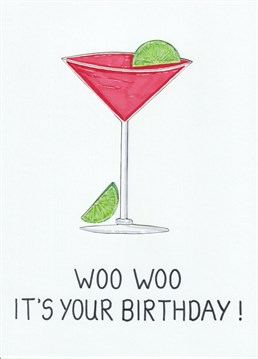 Sound the alarm, it's your birthday! The perfect birthday card to accompany that bottomless brunch or 'out out' cocktails!