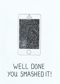 Show them you care with this celebratory card to congratulate them on passing their exams, test or interview