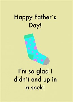A funny card for a funny dad on Father's Day!