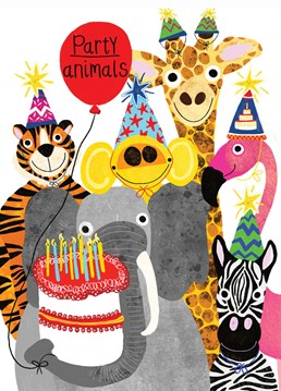 It's time to party! Send Party Animals to any birthday boy or girl.