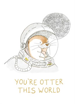 Surprise an Otter fan this year with a unique and thoughtful Otter Birthday Card. Here at Otterly Madness, we create unique, watercolour otter cards for that obsessive otter fan.     Gift this card, so you can feel Otterly original and they feel Otterly special!