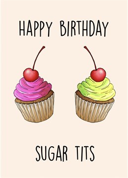 Send this funny birthday card to a friend or loved one.   Lovely hand illustrated cupcakes
