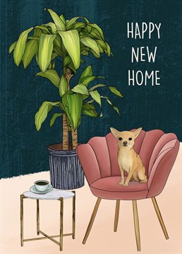 Send this gorgeous, stylish new home card to a loved one with impeccable interior taste!