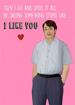 Send this hilarious Peep Show themed card to a loved one to celebrate either an Anniversary, Valentine's Day or just to send a smile!