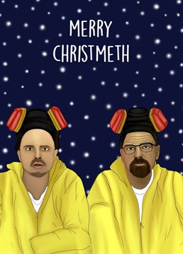 Send this hilarious Breaking Bad inspired card to the ultimate fan this Christmas.