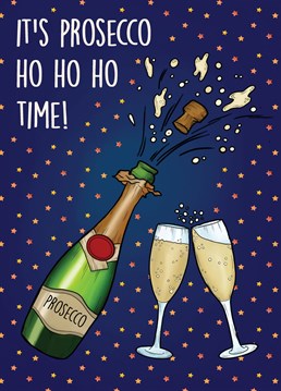 Send this punny Prosecco themed card to your loved ones this Christmas! Is it really Christmas without a bit of bubbly?