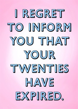 Send this witty and hilarious card to a friend or loved one celebrating their 30th birthday!