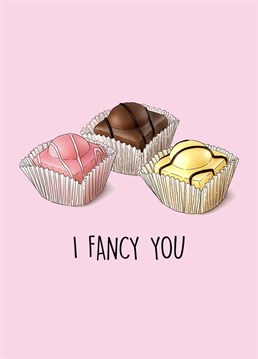 Send this gorgeous fondant fancy themed card to someone you fancy!