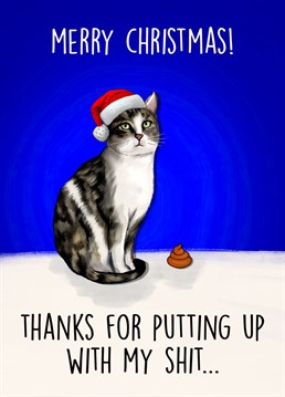 Send this hilarious Christmas card to a cat parent this Christmas!