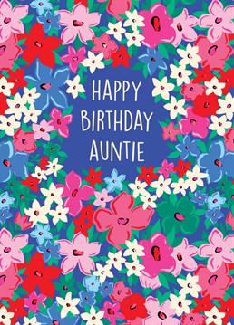 Send this gorgeous botanical card to your lovely auntie to celebrate her birthday!
