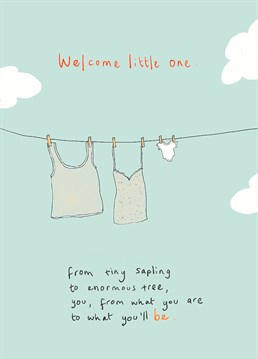 Send this adorable card from Poet & Painter to new parents of a gorgeous little one!