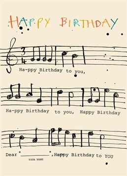 Since Coronavirus hit, this musical inspired birthday card has a whole new meaning! Wish them Happy Birthday whilst encouraging them to wash their hands with this Poet & Painter design.