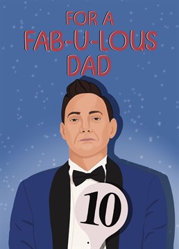 Show your Dad how fabulous he is this Father's Day, with this Strictly inspired card!