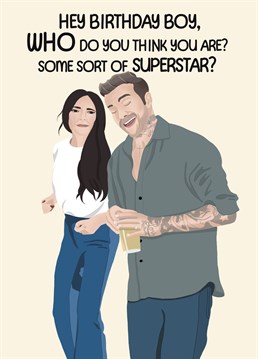 Send this cool Beckham card to a superstar in your life celebrating a birthday!