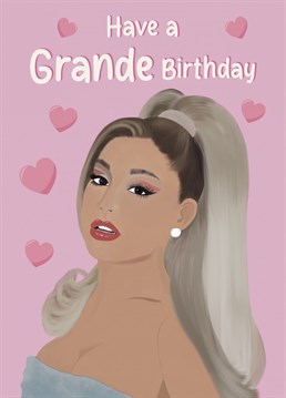 Wish someone special the biggest of birthday celebrations with this Grande birthday card.