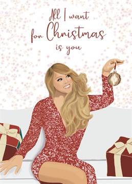 Christmas isn't Christmas without cheesy Christmas songs. Celebrate Christmas with this card inspired by one of the best!