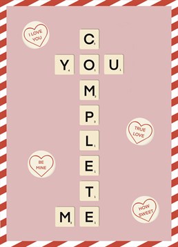 Show someone special you really care this Valentine's Day, with this card bursting with heartfelt messages.