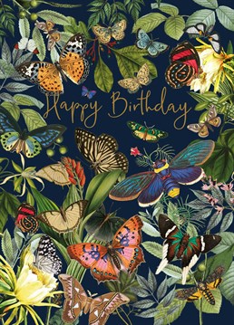 What a beautiful birthday card by Portico Designs. Send this and make someone's day.