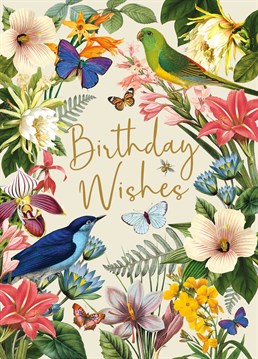 Know someone who loves the tropics? Then this birthday card by Portico Designs might be perfect for them.