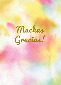 Say thank you in another language with this awesome Portico Designs card!