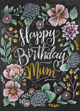Wish your beautiful mum a happy birthday with this beautiful card by Portico Designs.