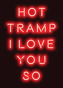 Send your loved ones this bright Red Neon Bowie Lyric Card   Designed by Pengellyart
