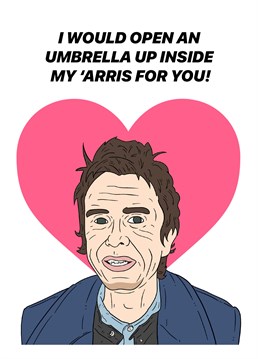 Show them how much you love them with the help of Super Hans on your special day. This Pedges Houseboat card is perfect for your anniversary or Valentine's Day.