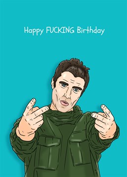 Know someone who loves R Liam whether he's swearing at you or not? Then this Pedges Houseboat birthday card might be perfect for them!