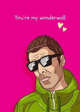 Make sure they know you're mad for them with this romantic Pedges Houseboat Anniversary card made for an Oasis fan.
