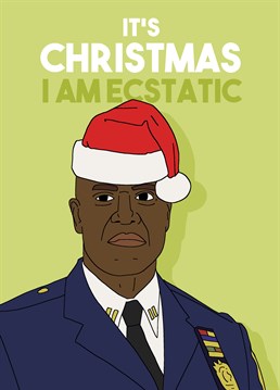 Like to show your emotions as much as Captain Holt? Then this Brooklyn Nine-Nine inspired Christmas card by Pedges Houseboard is the perfect way to show how you feel.